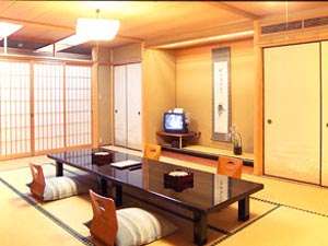 喜楽：心が和む純和風の客室。