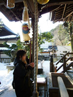 四所神社で初詣